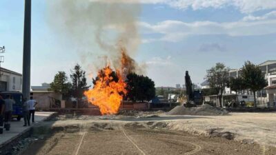 Çorlu ilçesinde gerçekleştirilen altyapı ve yol çalışmaları kapsamında bir iş