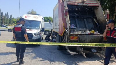 Manavgat ilçesinde görev yapan 49 yaşındaki bir temizlik işçisi, çalıştığı