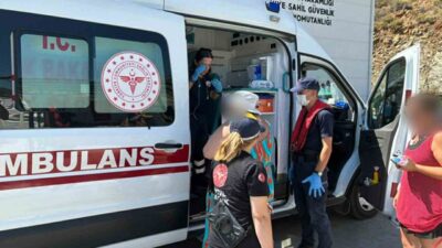 Fethiye ilçesi açıklarında seyreden bir ticari teknede yaralanan bir kişi,