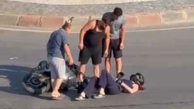 Edirne’de bir motosiklet sürücüsü, bu sabah saat 08.41’de merkez Kıyık