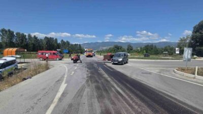 Niksar ilçesinde meydana gelen trafik kazasında 1’i ağır olmak üzere