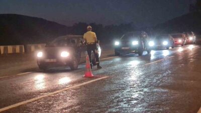 Çaycuma ilçesinde trafik ekipleri, can ve mal güvenliğini koruma amacıyla