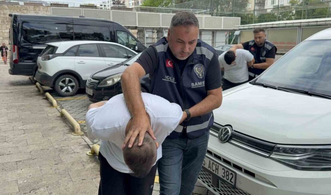 Samsun’un Canik ilçesinde trafikte yaşanan bir yol verme anlaşmazlığı sonucu