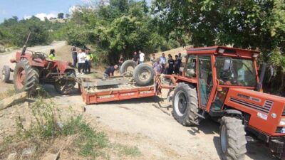 Samsun’un Vezirköprü ilçesinde meydana gelen bir trafik kazasında 1 kişi