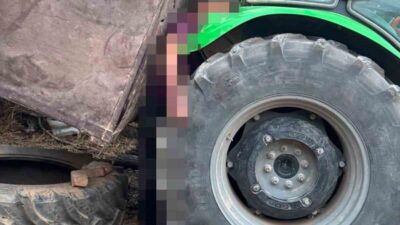 Denizli’nin Buldan ilçesinde, yangın bölgesinde çalışma yapan bir orman işçisi,