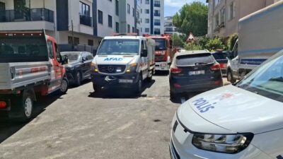 Tuzla ilçesinde bir sitenin bahçesinde foseptik çukurunda temizlik yapmak için