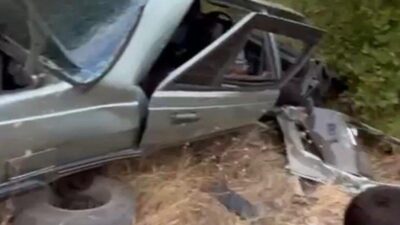 Mersin’in Erdemli ilçesinde bir otomobil, İlemin Mahallesi Kuzin mevkiinde yaklaşık
