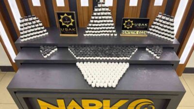 Uşak’ta belirli bir tarih aralığında gerçekleştirilen uyuşturucu operasyonlarında yakalanan 16