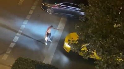 Esenyurt’ta, iddiaya göre uyuşturucu etkisi altında olan yabancı bir vatandaşın,