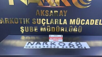 Aksaray’da polis ekipleri tarafından yapılan operasyonlarda şüphelilerin mideye yuttuğu 1