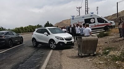 Van’ın Gevaş ilçesinde meydana gelen trafik kazasında kapalı kasa kamyonet
