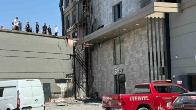 Dün gece Diyarbakır’da meydana gelen olayda, 12 katlı bir plazada