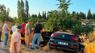 Sındırgı ilçesinde meydana gelen orman yangınına müdahale etmek üzere hareket