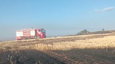 Yozgat’ta bir kişinin yaktığı anız ateşiyle çıkan yangın nedeniyle tutuklanmasına