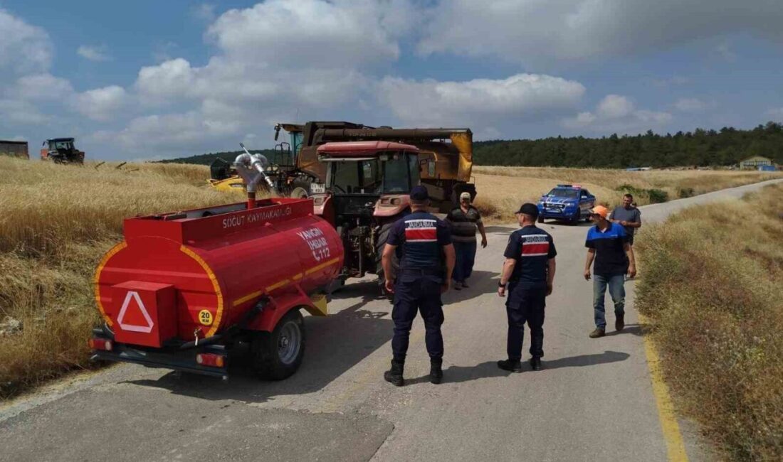 Bilecik’te, tarım arazilerinde artan yangın riskine karşı denetimler yapıldı. Söğüt
