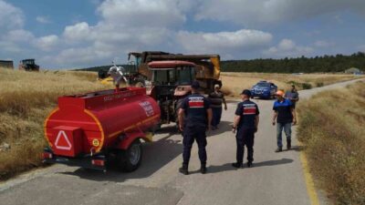 Bilecik’te, tarım arazilerinde artan yangın riskine karşı denetimler yapıldı. Söğüt