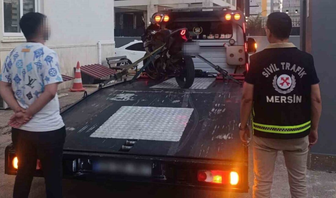Mersin’de, polis ekipleri sosyal medyada paylaşılan video görüntüleri hakkında inceleme
