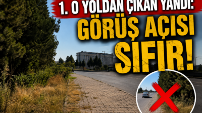 Yerköy’de Motel Erbaş karşısındaki ara yoldan ana yola çıkmak isteyen