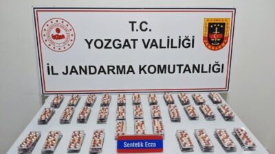 Yozgat’ta gerçekleştirilen operasyonda uyuşturucu hap ele geçirildi. Yozgat İl Jandarma