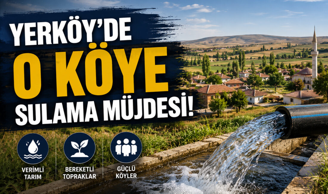 Yerköy’e bağlı Yukaruelmahacılı köyünde tarımsal verimliliği artıracak dev proje hayata