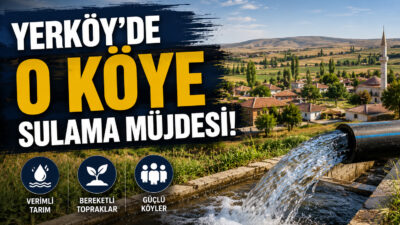 Yerköy’e bağlı Yukaruelmahacılı köyünde tarımsal verimliliği artıracak dev proje hayata