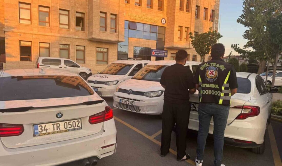 Zeytinburnu’nda drift yaparken görüntülenen sürücü, polis ekipleri tarafından tespit edilerek