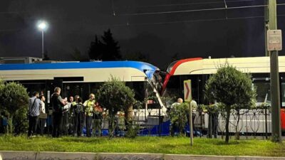 Zeytinburnu’nda T1 Kabataş-Bağcılar Tramvay Hattı’nın Pazartekke ile Topkapı durakları arasında