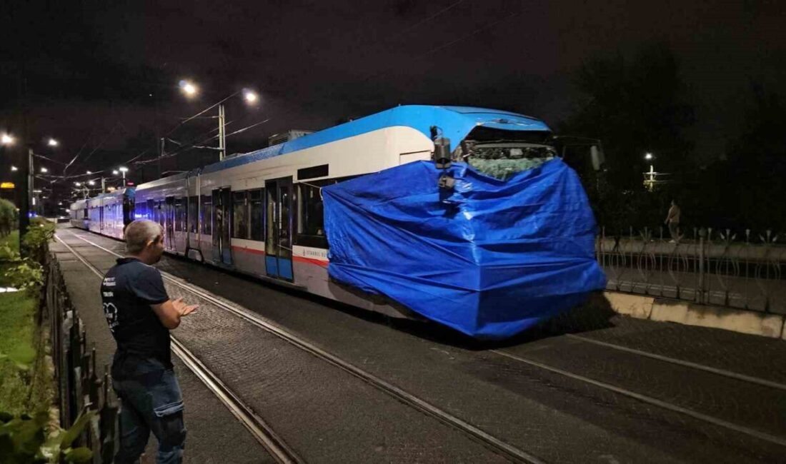 Zeytinburnu ilçesinde meydana gelen bir olayda T1 Kabataş-Bağcılar Tramvay Hattı’nın
