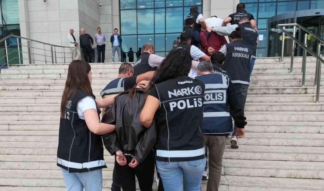 Kırıkkale’de polis ekipleri tarafından düzenlenen operasyonda piyasa değeri yaklaşık 12
