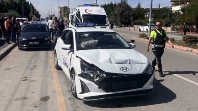 Kırıkkale’de, 14 yaşındaki bir sürücünün kontrolündeki araç ile ehliyet sınavına