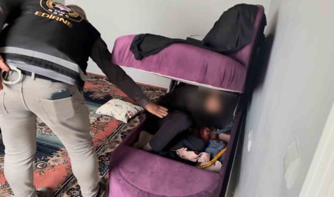 Edirne’de, 15 yıl 2 ay hapis cezası bulunan cezaevi firarisi,