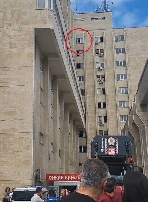 Samsun Ondokuz Mayıs Üniversitesi (OMÜ) Tıp Fakültesi Hastanesi’nde, 9. kattaki