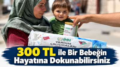 Kuşatma altındaki Gazze’de yetersiz beslenmeyle mücadele eden bebekler için Yozgat