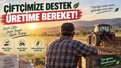 Yozgat’ın Yerköy İlçe Tarım ve Orman Müdürlüğü, bitkisel üretim yapan