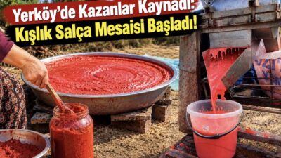 Sonbaharın gelmesiyle birlikte Yozgat’ın Yerköy ilçesinde kışlık hazırlık telaşı başladı.
