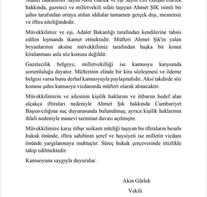 Adalet Bakanı Akın Gürlek’in avukatı Abdullah Adır, TİP İstanbul Milletvekili