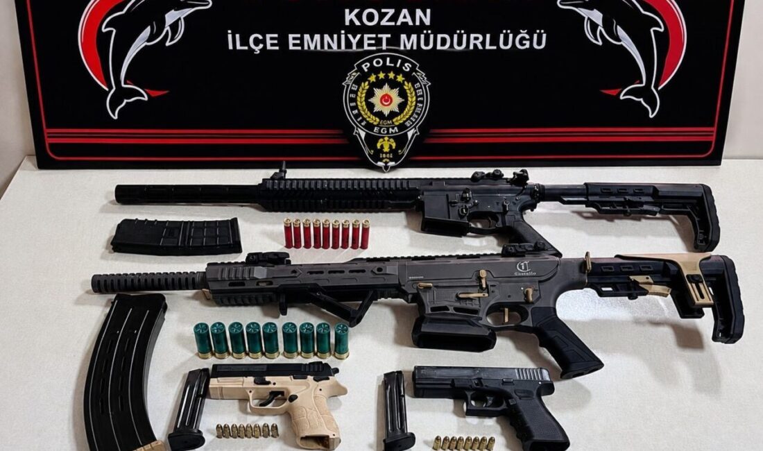 Adana’nın Kozan ilçesinde polis ekipleri tarafından gerçekleştirilen bir haçalık operasyonda