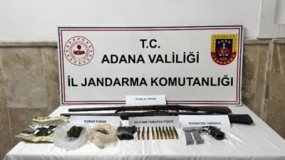 Adana’da jandarma ekipleri gerçekleştirdikleri operasyonda 6 adet ruhsatsız silah buldu.
