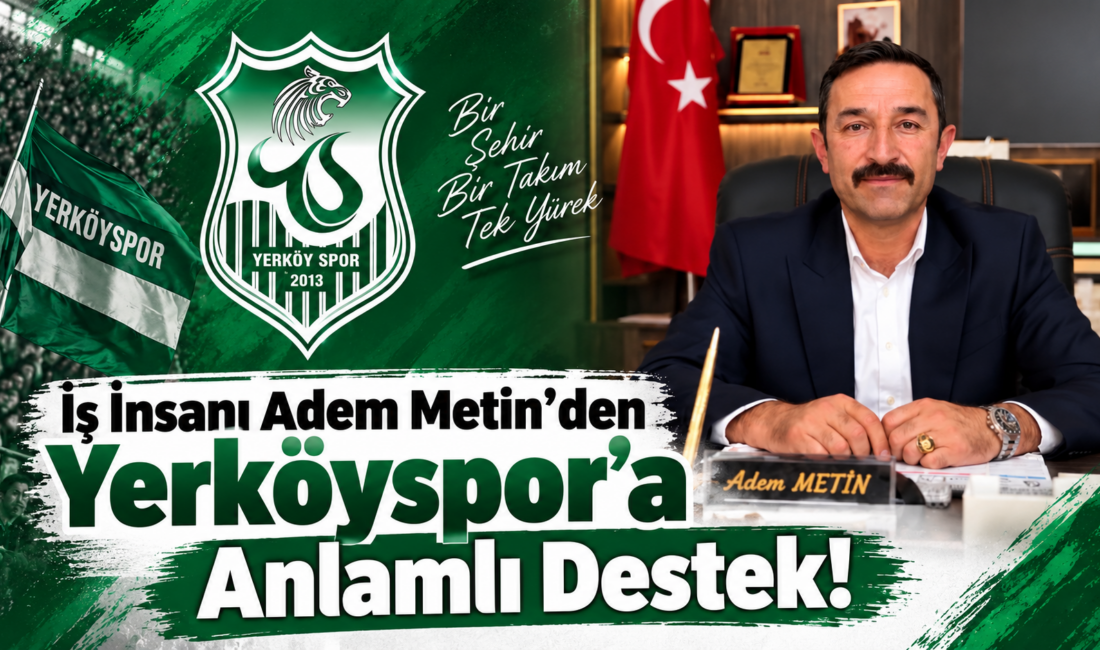 Yerköy’ün spordaki temsilcisi Yerköyspor’a ilçe esnafı ve iş dünyasından destek