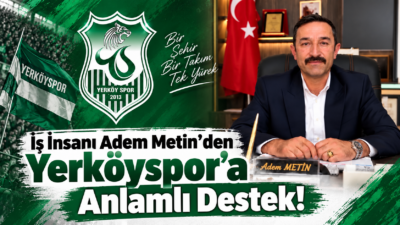 Yerköy’ün spordaki temsilcisi Yerköyspor’a ilçe esnafı ve iş dünyasından destek