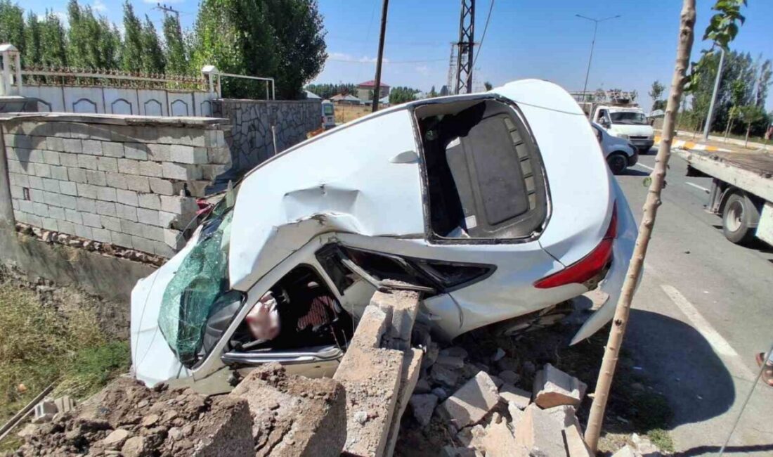 Ağrı’nın Patnos ilçesinde meydana gelen trafik kazasında, 1’i çocuk 4