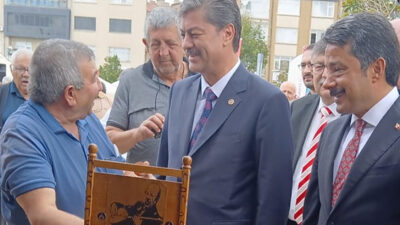 Kırşehir’de kutlanan 39. Ahilik Haftası etkinlikleri kapsamında Cacabey Meydanı’nda açılan