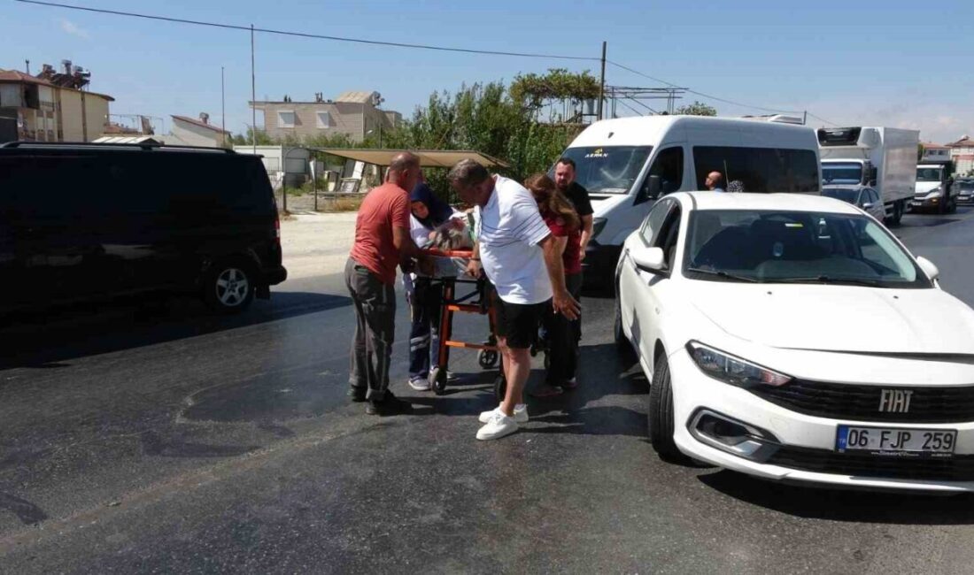 Manavgat ilçesinde meydana gelen trafik kazasında bir kadın yaralandı. Kaza,