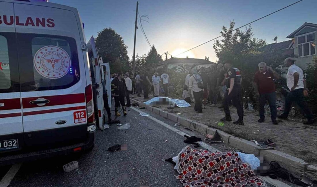 Düzce’nin Akçakoca ilçesine bağlı Alaplı yolunda meydana gelen trafik kazasında