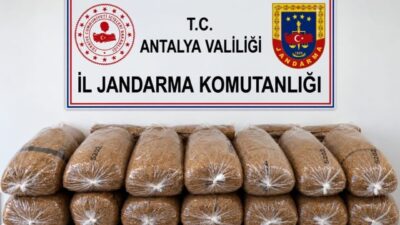 Alanya ilçesinde jandarma ekipleri tarafından gerçekleştirilen operasyonda, koliler içerisinde 144