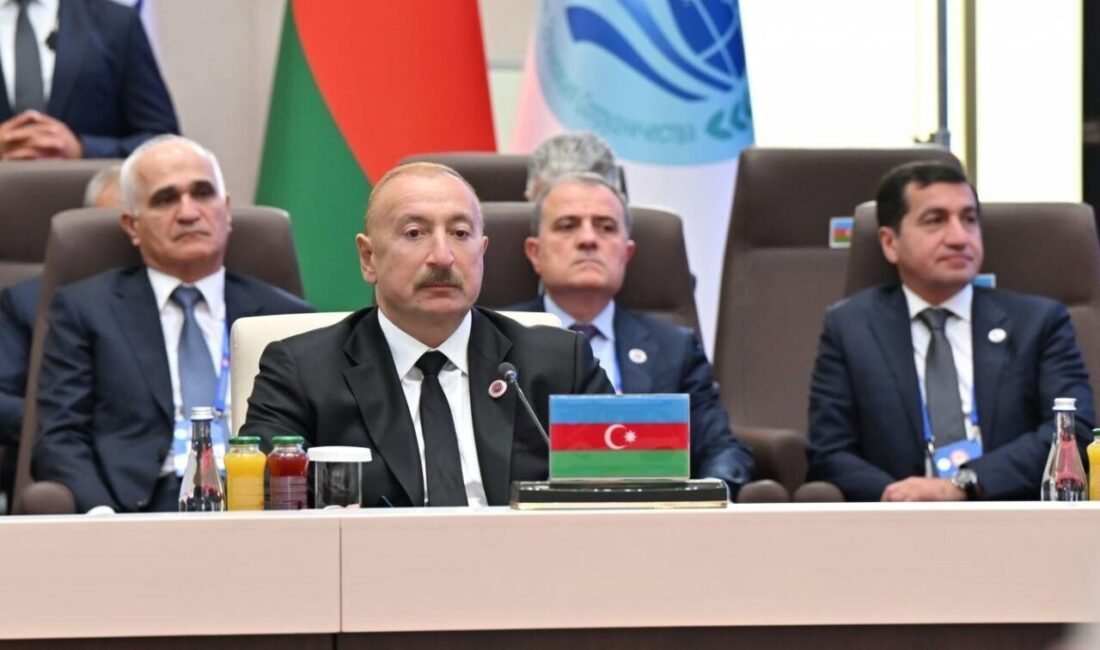Azerbaycan Cumhurbaşkanı İlham Aliyev, Şanghay İşbirliği Örgütü (ŞİÖ) Zirvesi’nde yaptığı
