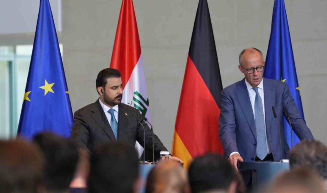 Irak Başbakanı Ali Zeydi, Almanya Başbakanı Friedrich Merz ile bir