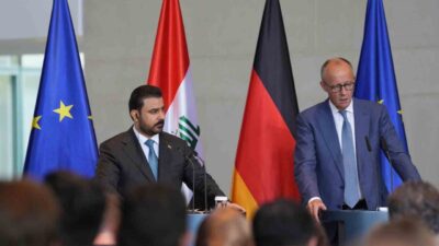 Irak Başbakanı Ali Zeydi, Almanya Başbakanı Friedrich Merz ile bir
