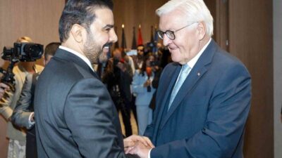 Almanya Cumhurbaşkanı Frank-Walter Steinmeier, Irak Başbakanı Ali Zeydi’yi resmi ziyaret