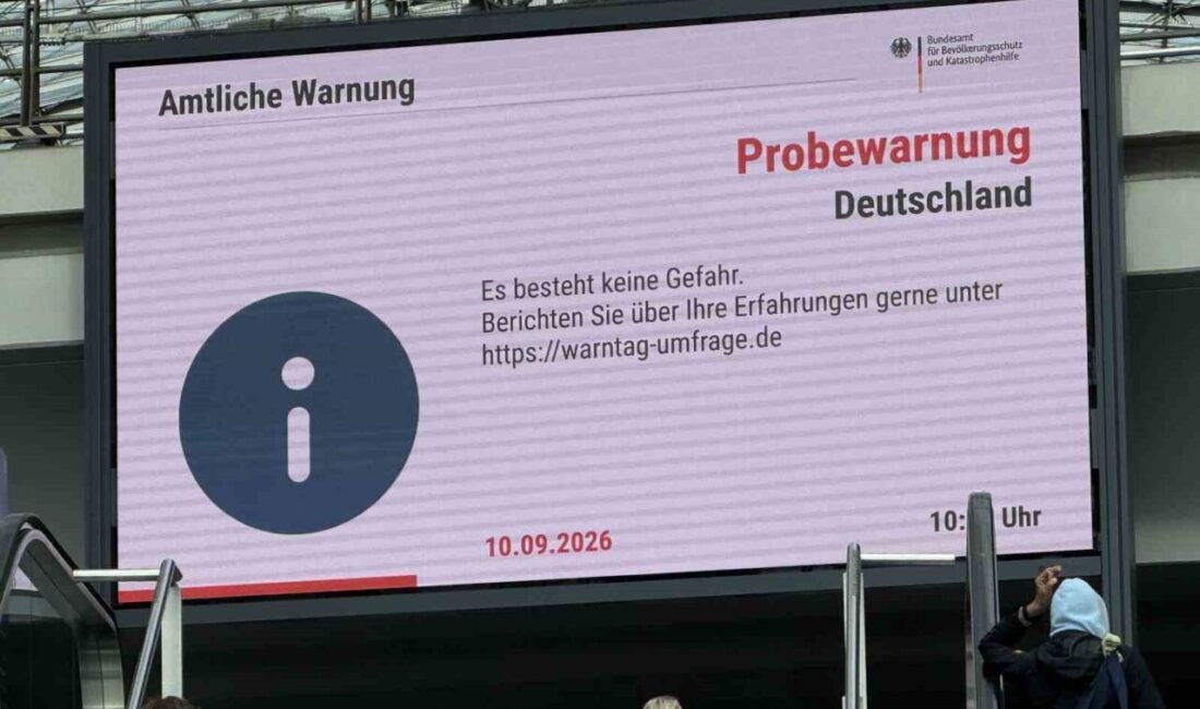 Almanya, Ulusal Uyarı Günü çerçevesinde deprem, yangın, elektrik kesintileri ve